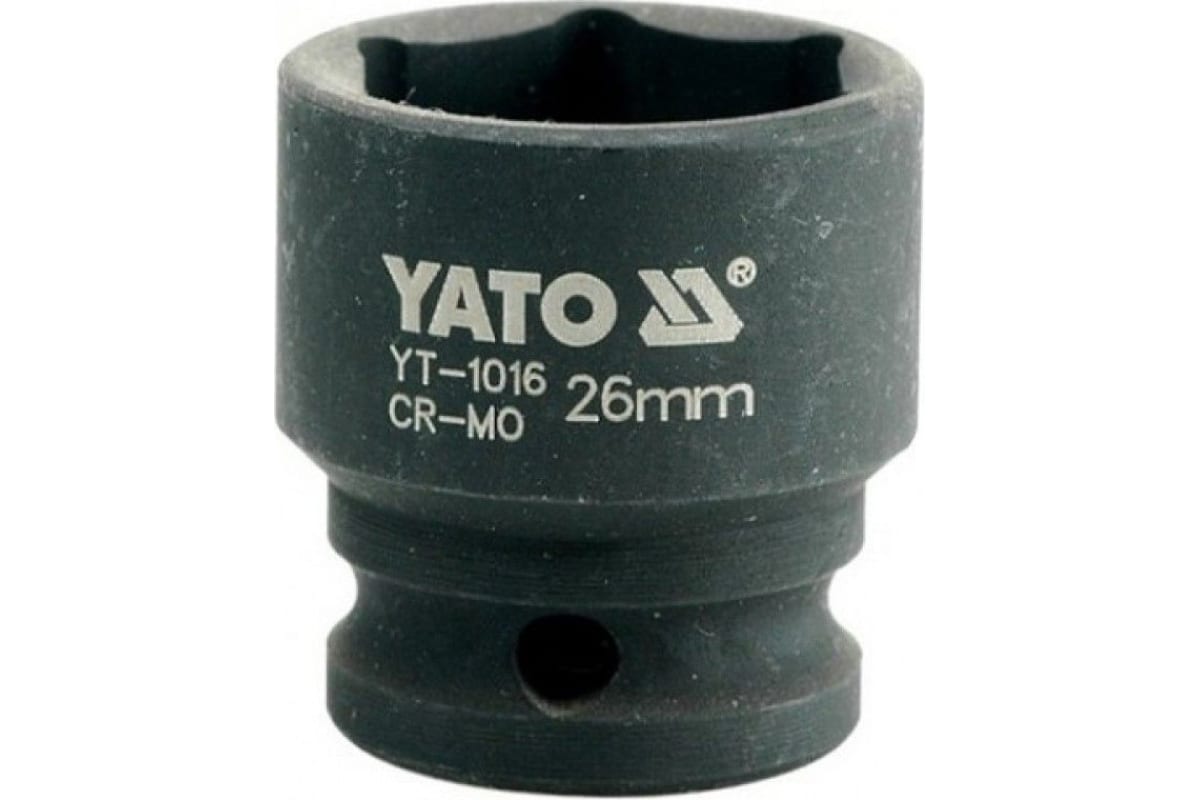 

Головка Ударная 26 Мм, 6 Гр, 1/2 Inch YATO арт. YT1016