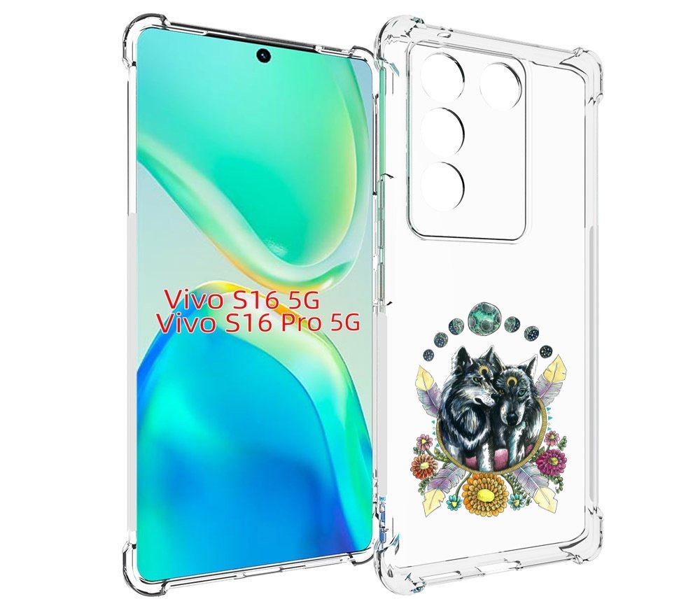 

Чехол MyPads красивые волки абстракция для Vivo S16 5G / S16 Pro 5G / V27 / V27 Pro, Tocco
