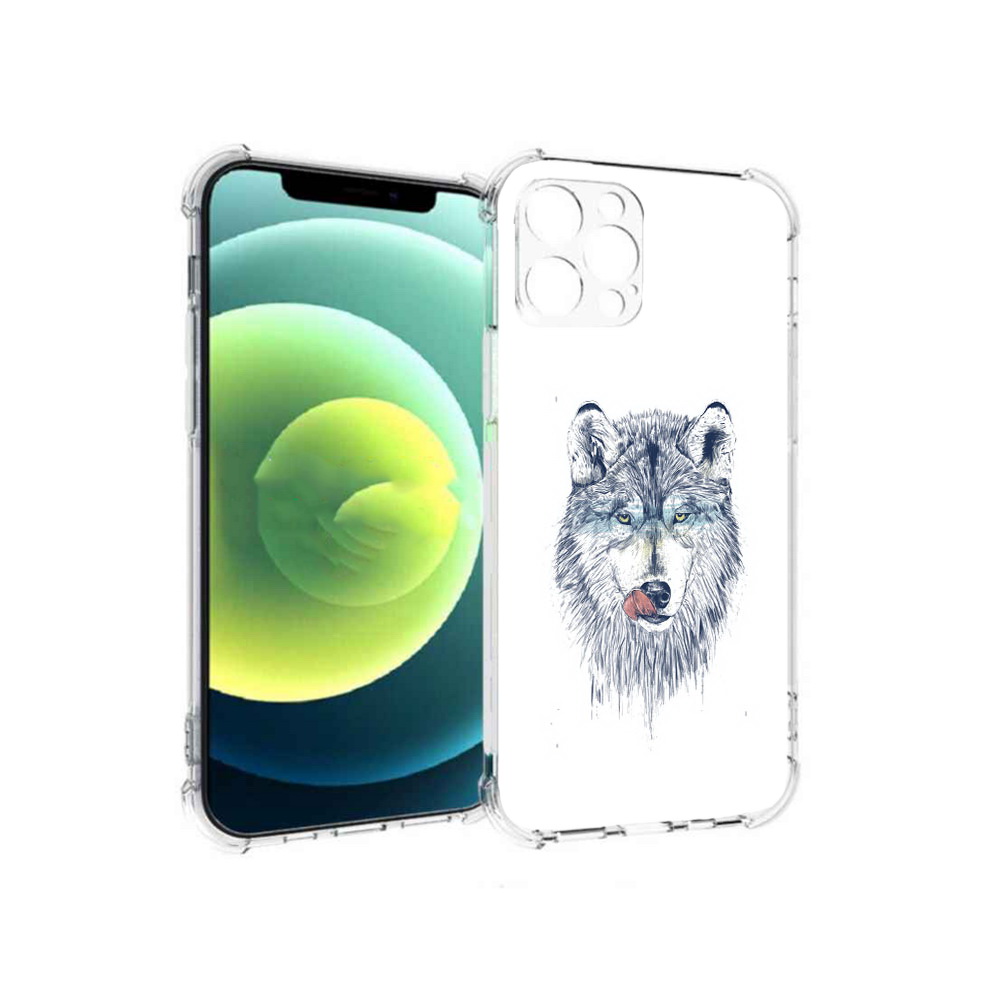 

Чехол MyPads Tocco для Apple iPhone 12 Pro голодгый волк (PT157529.613.292), Прозрачный, Tocco