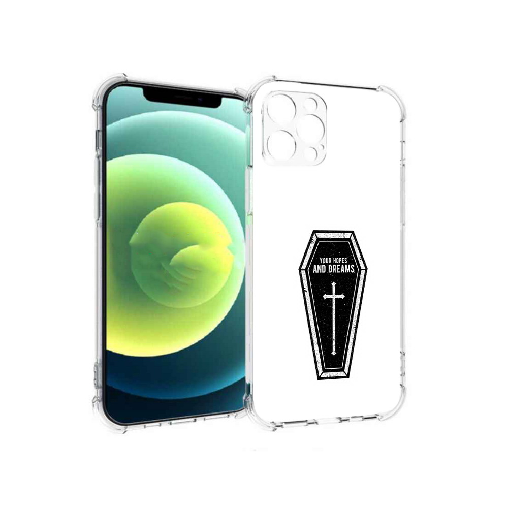 

Чехол MyPads Tocco для Apple iPhone 12 Pro гроб с мечтами (PT157529.613.299), Прозрачный, Tocco