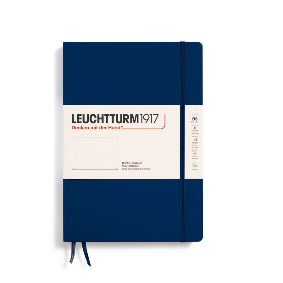 

Блокнот Leuchtturm1917 Composition 366177 B5 17,8x25,4см 80г 109листов без линовки