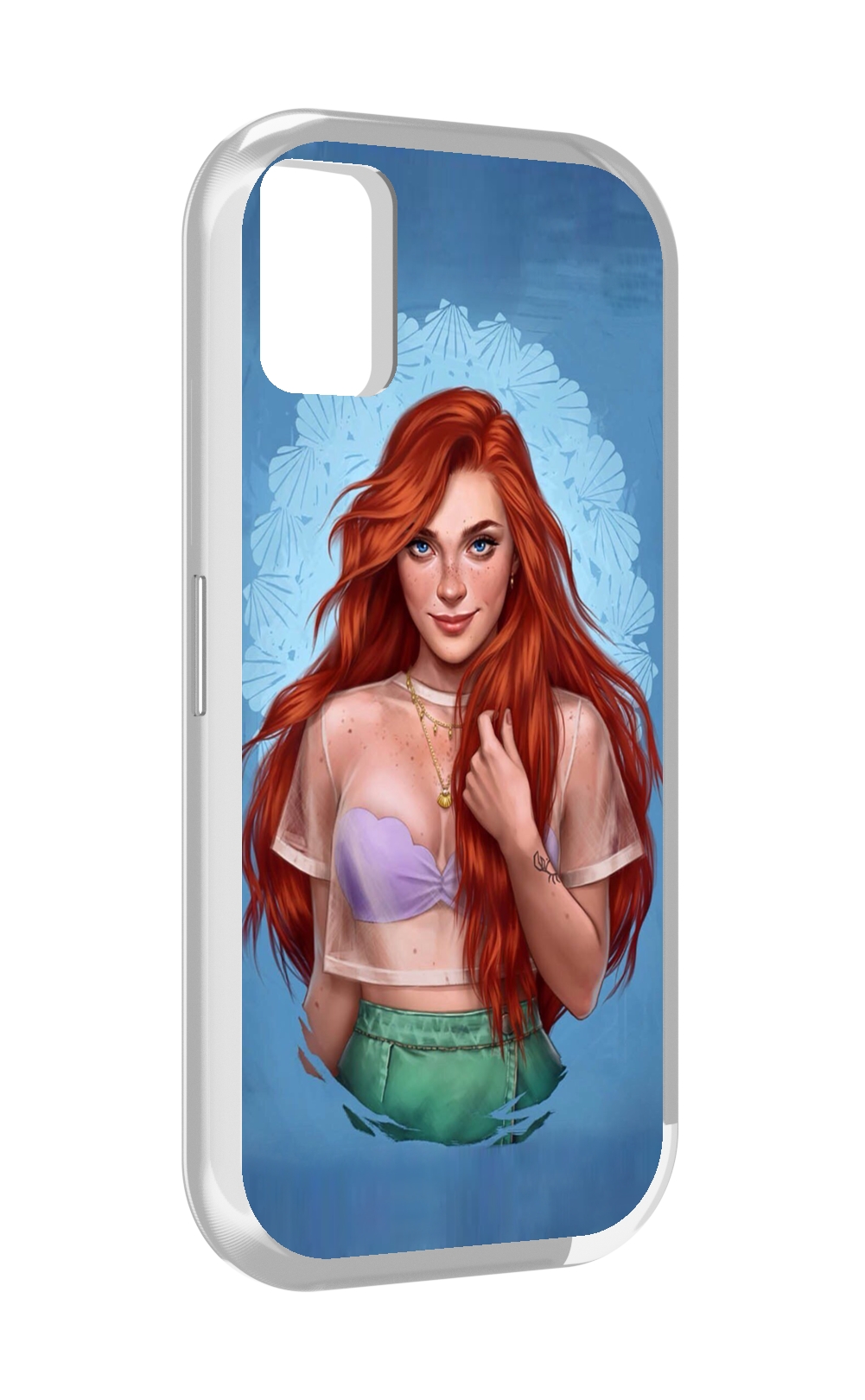 

Чехол MyPads девушка-в-голубом-фоне женский для UMIDIGI A11, Прозрачный, Tocco