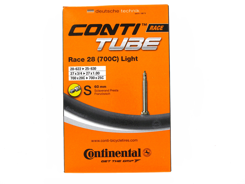 

Камера велосипедная Continental race 28" light, 18-622 / 25-630, s60, Continental race 28" light, 18-622 / 25-630, s60