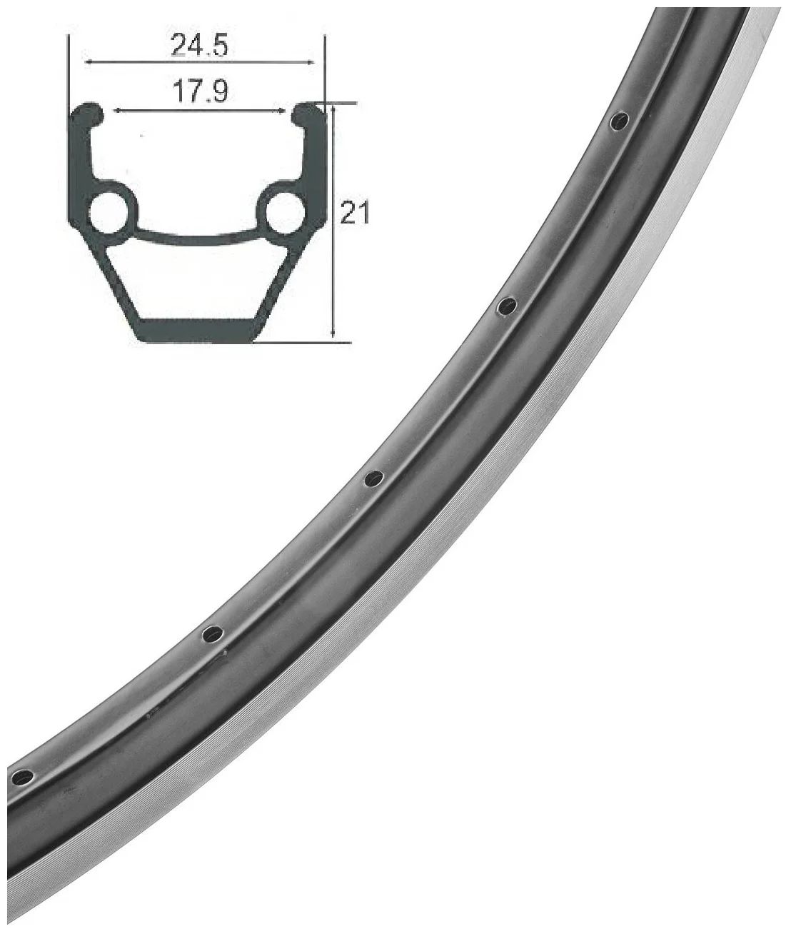 

Обод двойной STELS 26" HLQC-02AB 14Gx36H фрезеров. 330136