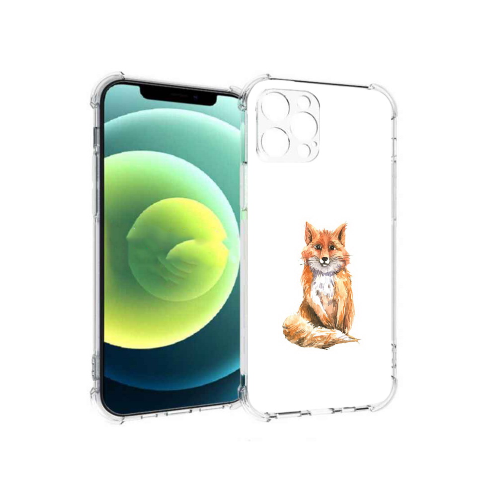 

Чехол MyPads Tocco для Apple iPhone 12 Pro детская лиса (PT157529.613.320), Прозрачный, Tocco