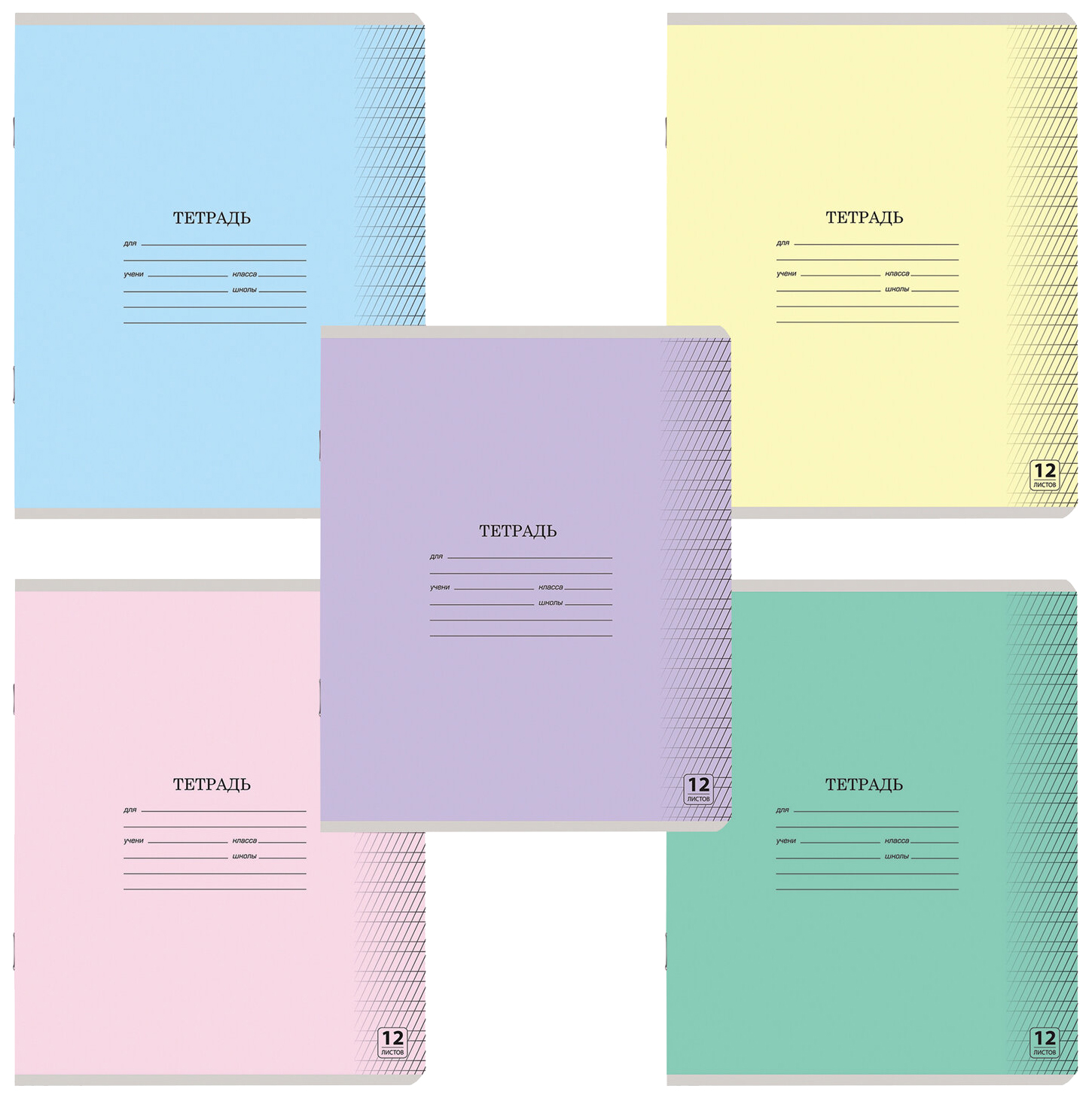 

Тетрадь школьная Юнландия 105650 Классическая частая косая линейка 12 листов A5 1 шт, Классическая