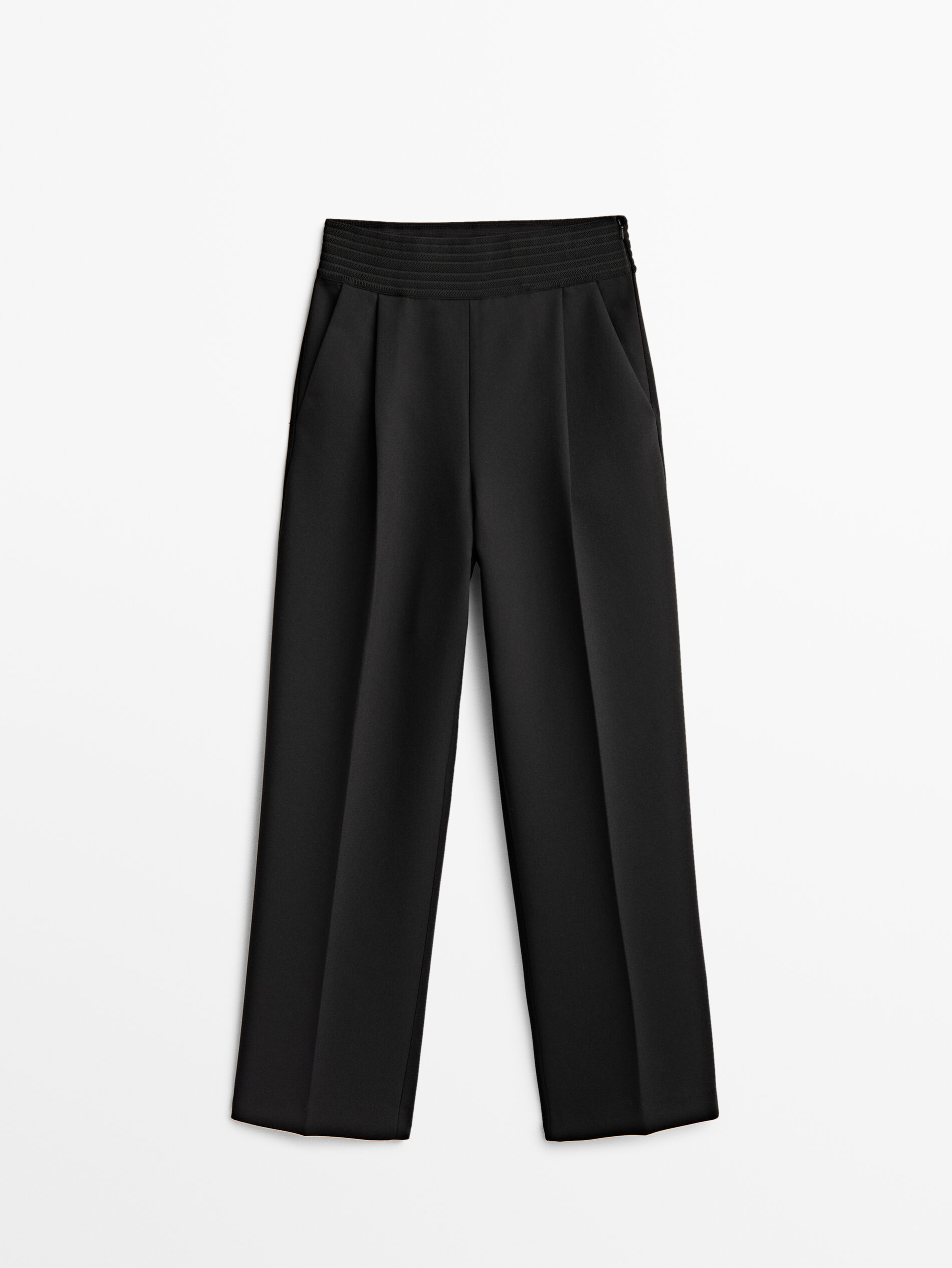 

Брюки женские Massimo Dutti 05016516800 черные 34, 05016516800