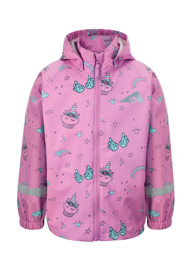 Куртка-дождевик для девочки Oldos AOSS21JK2RB03 Моника розовый р.104