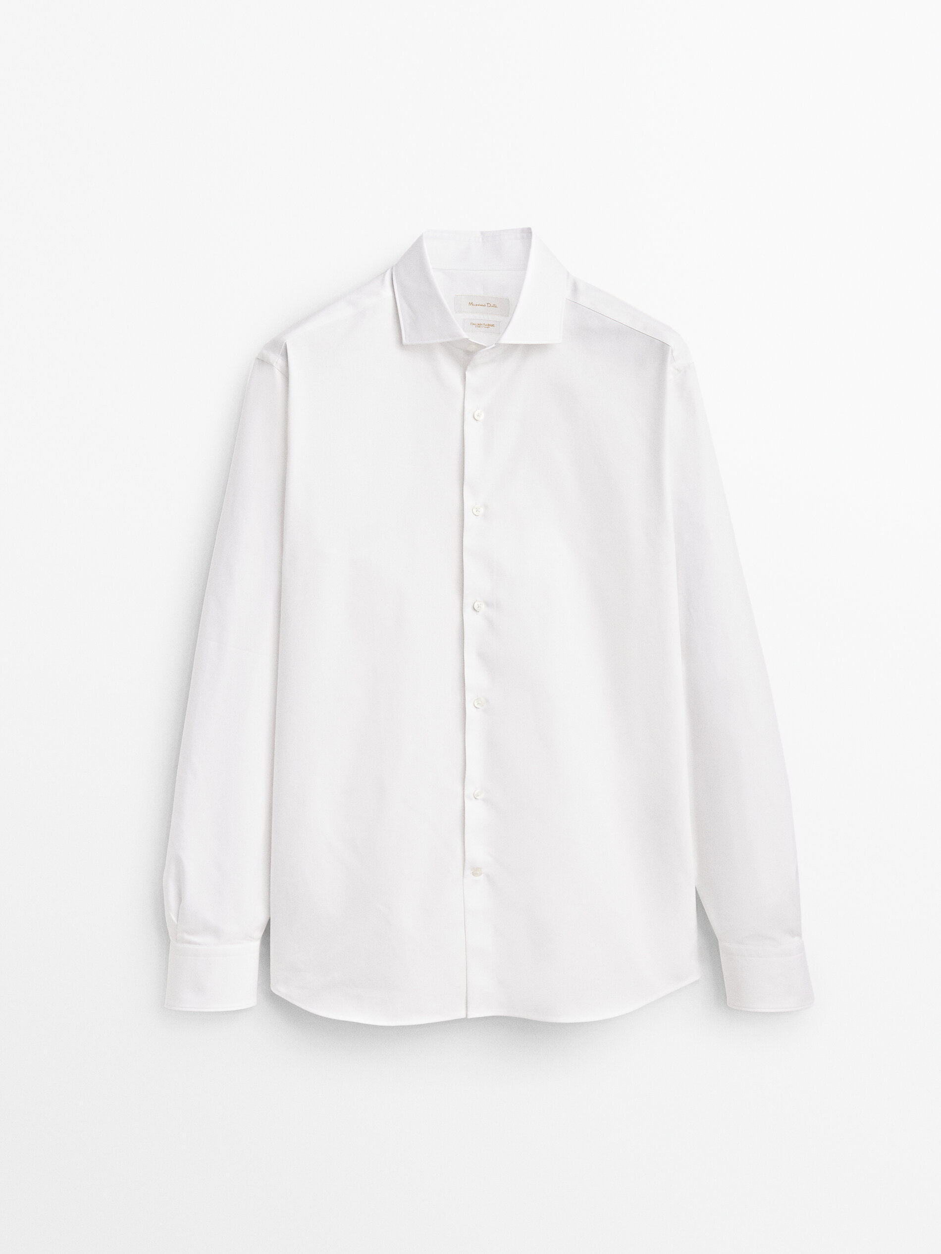 

Рубашка мужская Massimo Dutti 00140640250 белая 42, 00140640250