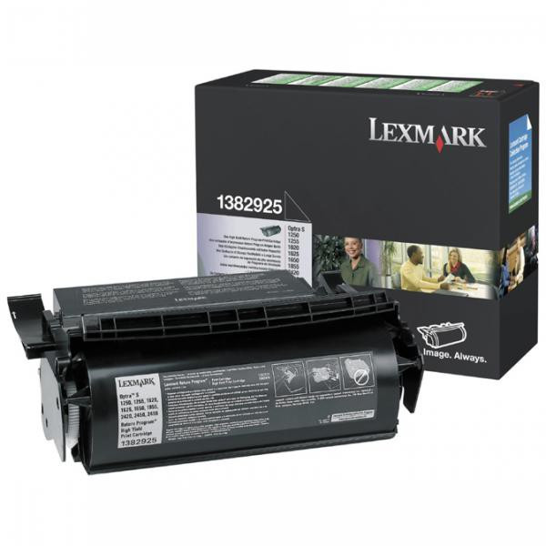 

Тонер-картридж для лазерного принтера Lexmark 1382925 1382925 Black, оригинальный, Черный, 1382925