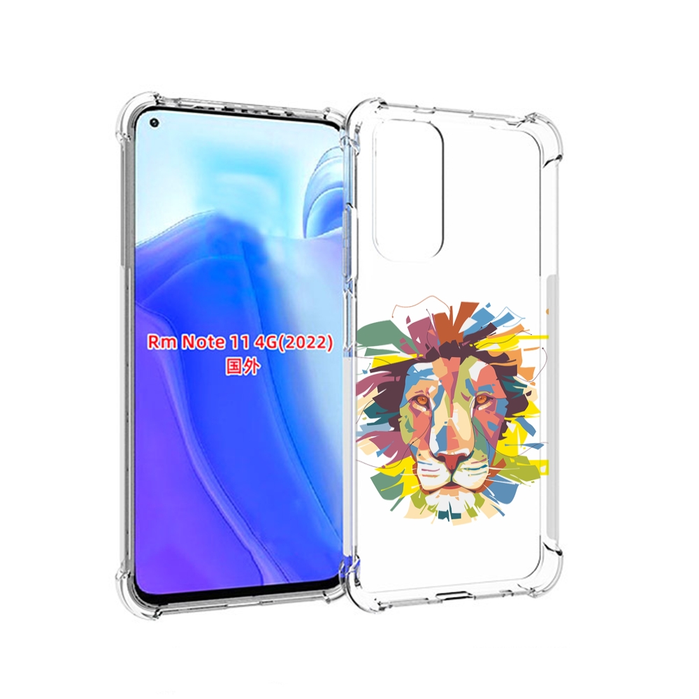 

Чехол MyPads разноцветный-лев детский для Xiaomi Redmi Note 11 4G ( Глобальная версия ), Tocco