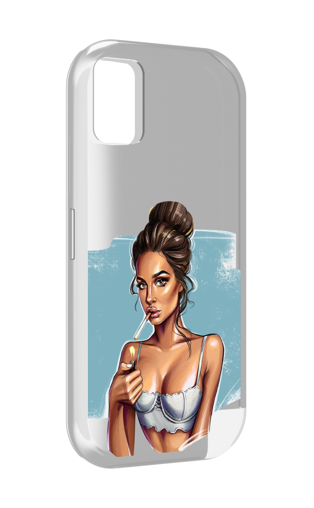

Чехол MyPads девушка-с-зажигалкой для UMIDIGI A11, Прозрачный, Tocco
