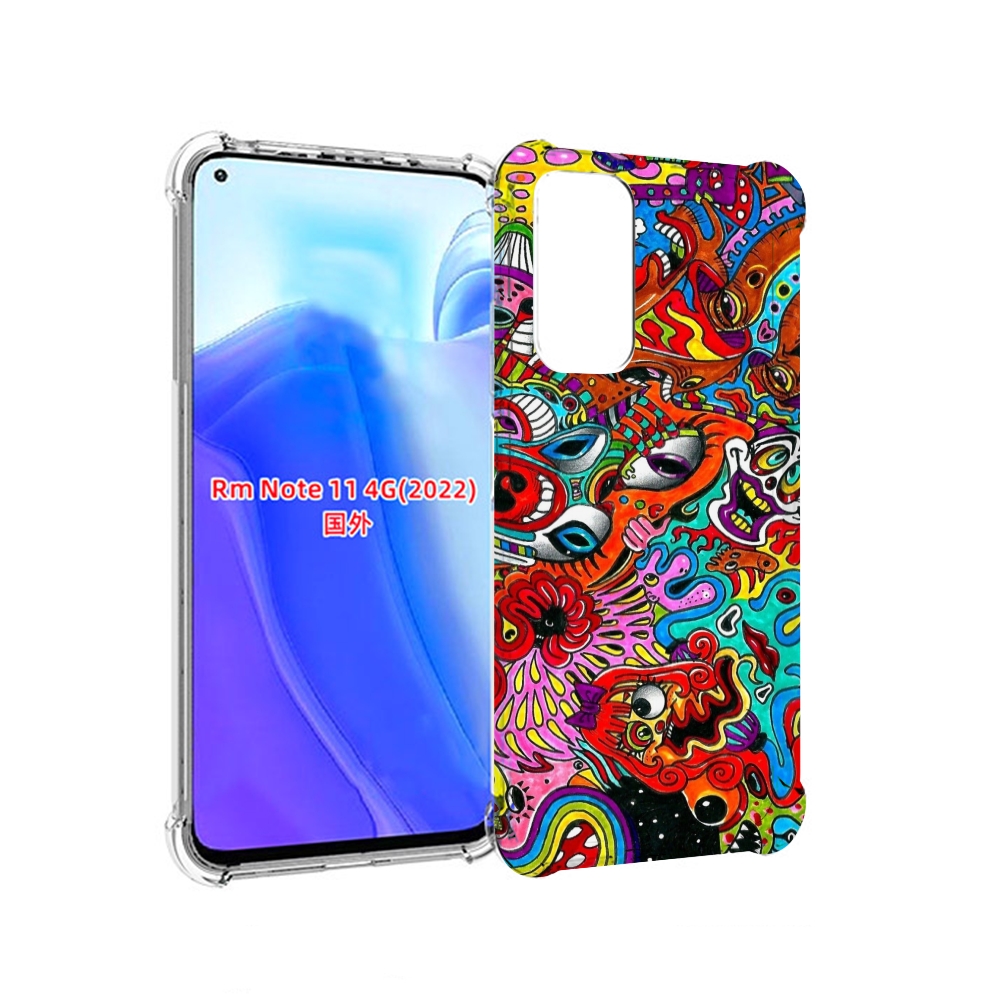 

Чехол MyPads разные абстракции яркие для Xiaomi Redmi Note 11 4G ( Глобальная версия ), Tocco
