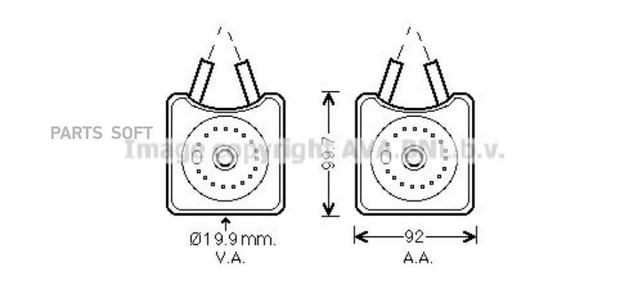 

Радиатор масляный Audi A2 A3 A4 A6 TT Seat Alhambra Altea Cordoba Ibiza Leon Tol