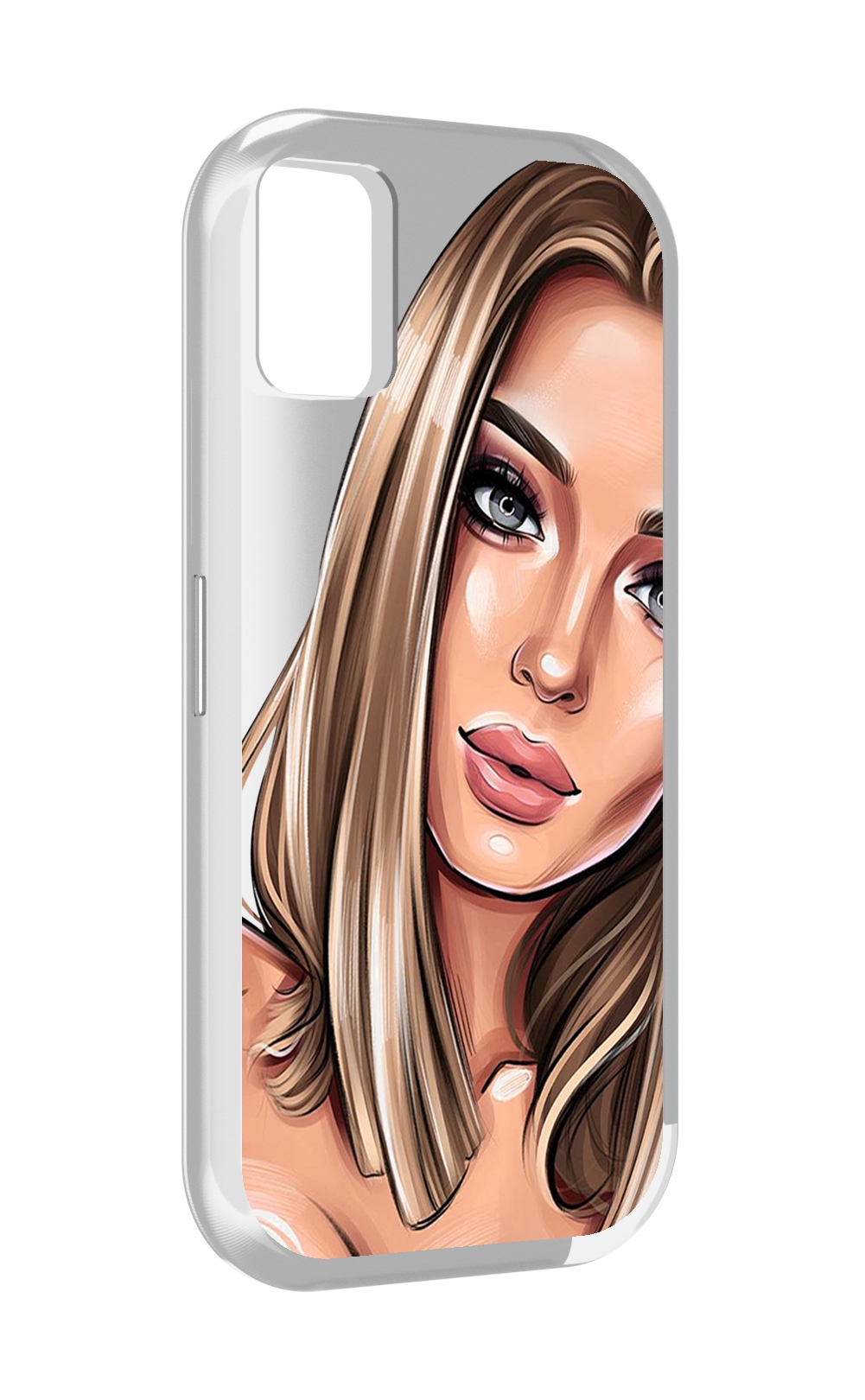 

Чехол MyPads девушка-с-каре женский для UMIDIGI A11, Прозрачный, Tocco