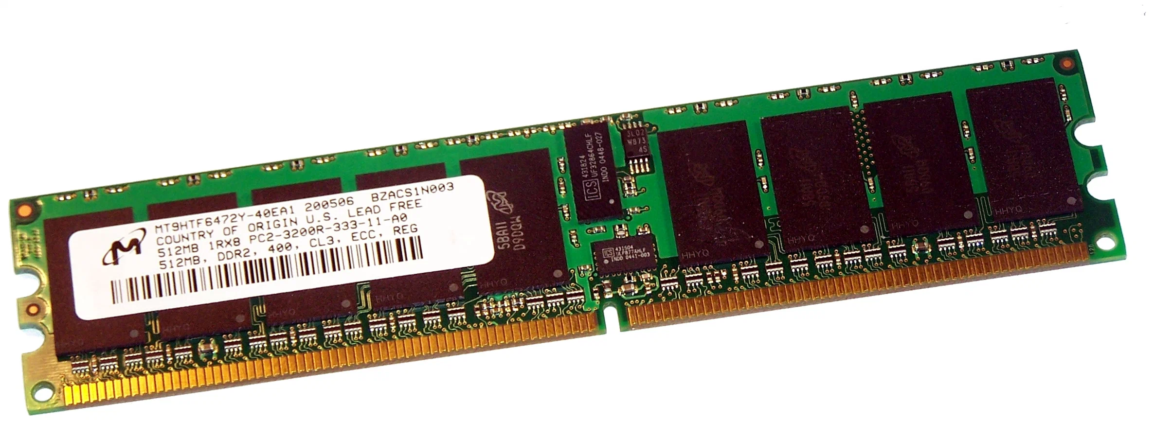 

Оперативная память HP (345112-051) DDR2 1x0,5Gb 400MHz