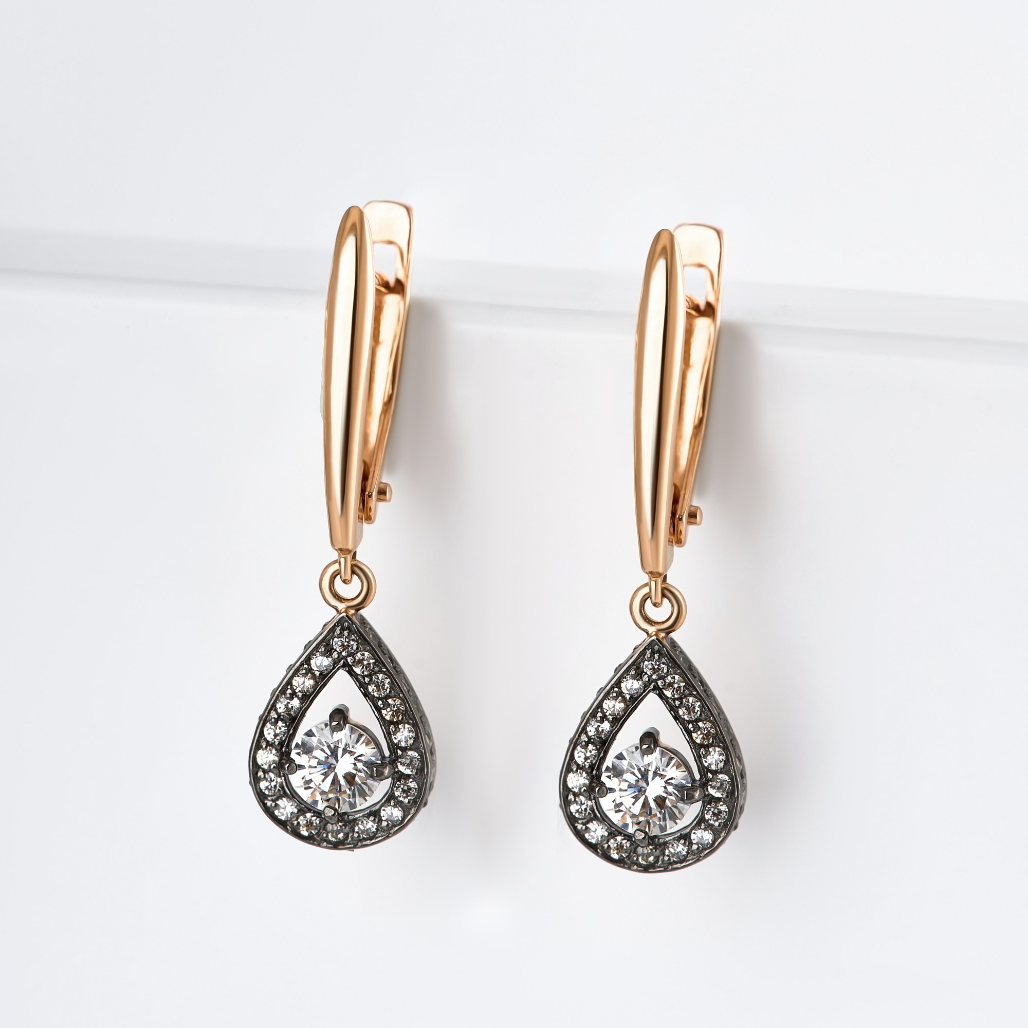 

Серьги женские из золота НАШЕ ЗОЛОТО ДИ028811, фианит, ДИ028811
