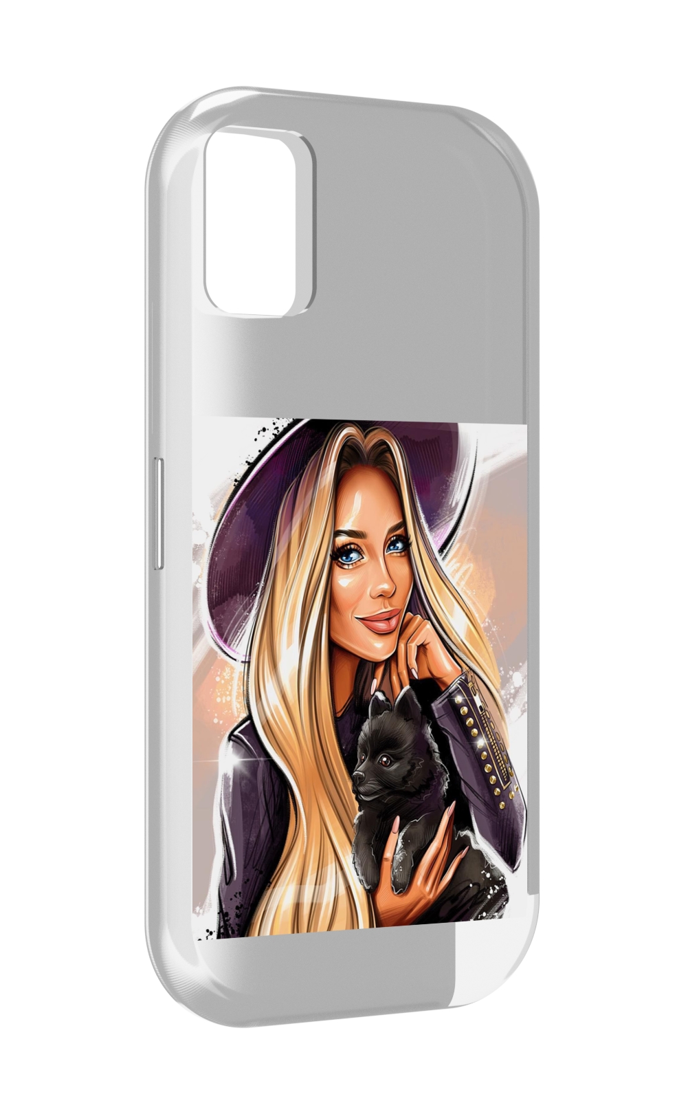 

Чехол MyPads девушка-с-черным-щенком женский для UMIDIGI A11, Прозрачный, Tocco