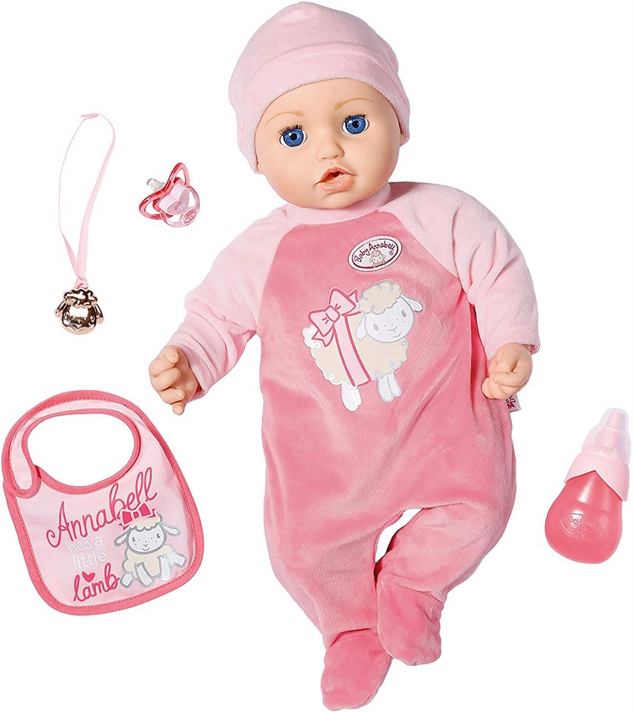Интерактивный пупс Zapf Creation Baby Annabell, 43 см Розовый 794999