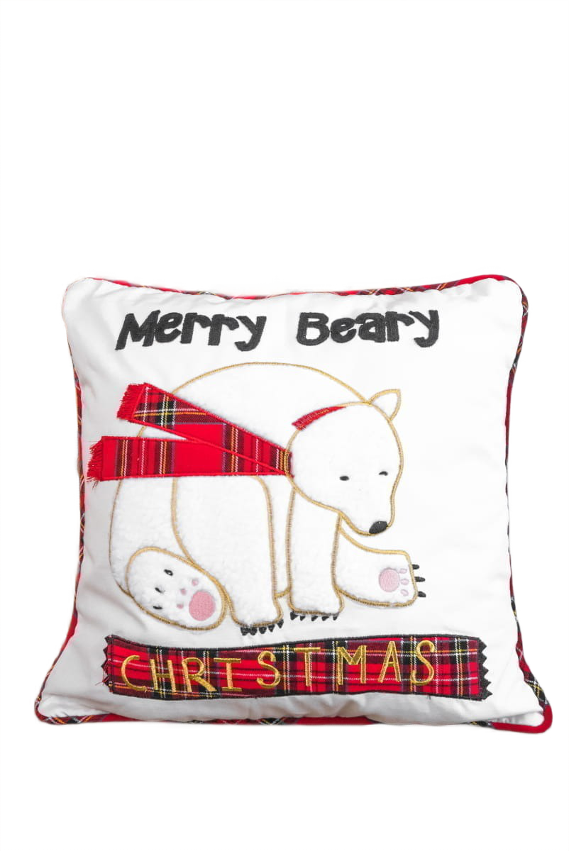 

Чехол Для Подушки Аrya 45x45 Merry Bear Белый