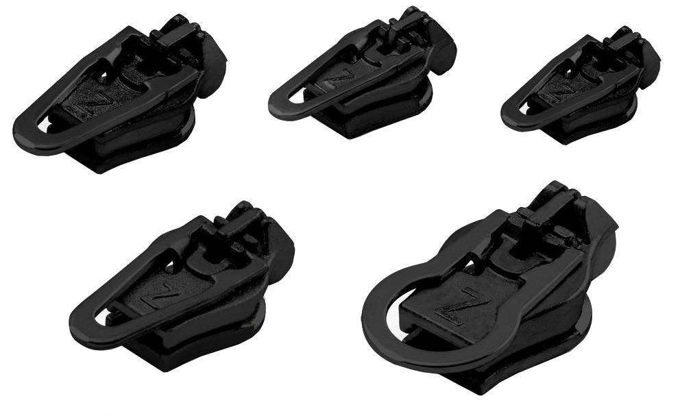 

Бегунок Для Молнии (Набор) Zlideon Narrow Zipper Xs M L Xl Waterproof Zipper L Black, Серебристый;черный, Narrow Zipper Xs, M, L, Xl, Waterproof Zipper L