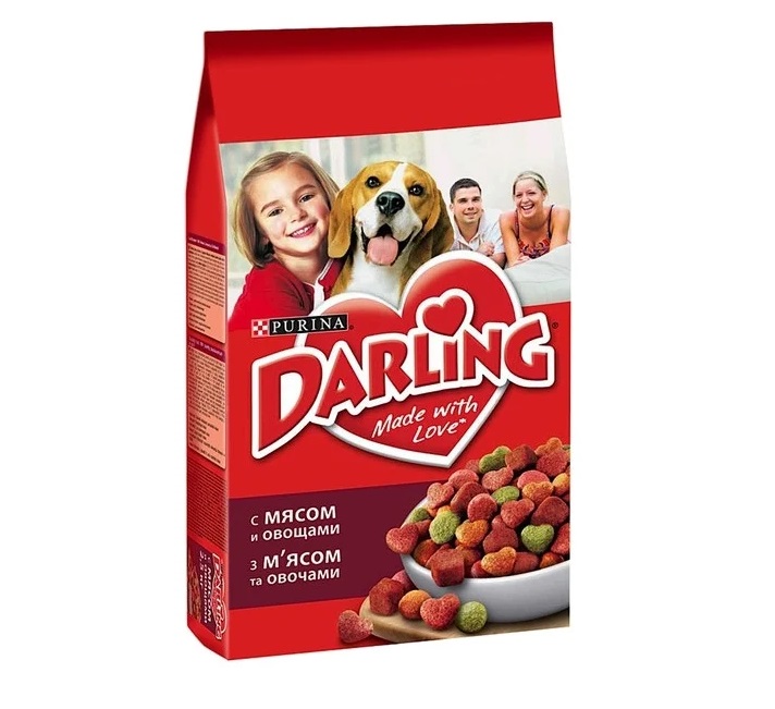 

Сухой корм для собак Darling мясо и овощи, 2,5кг