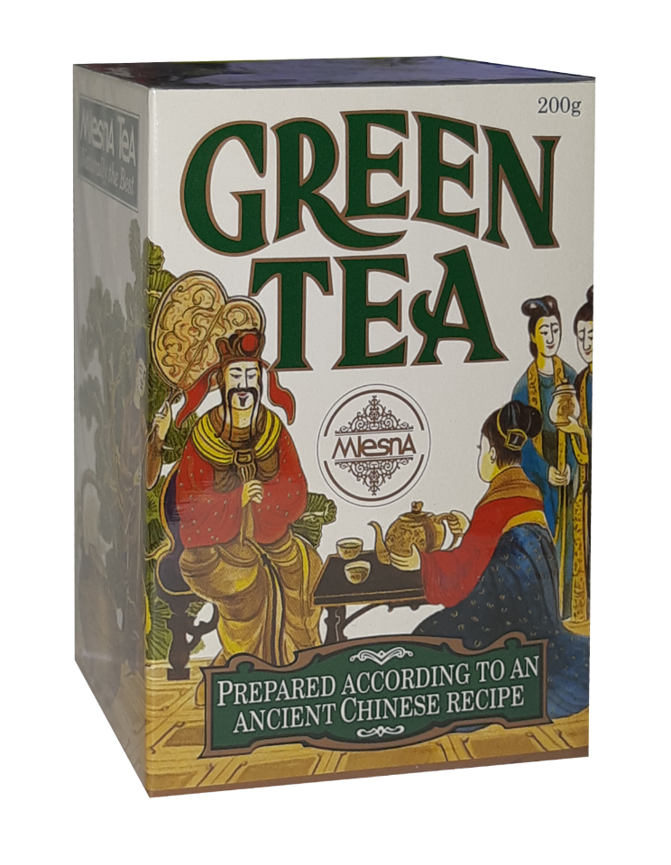 фото Чай листовой зеленый mlesna «green tea» (зеленый чай) по китайской технологии 200 г