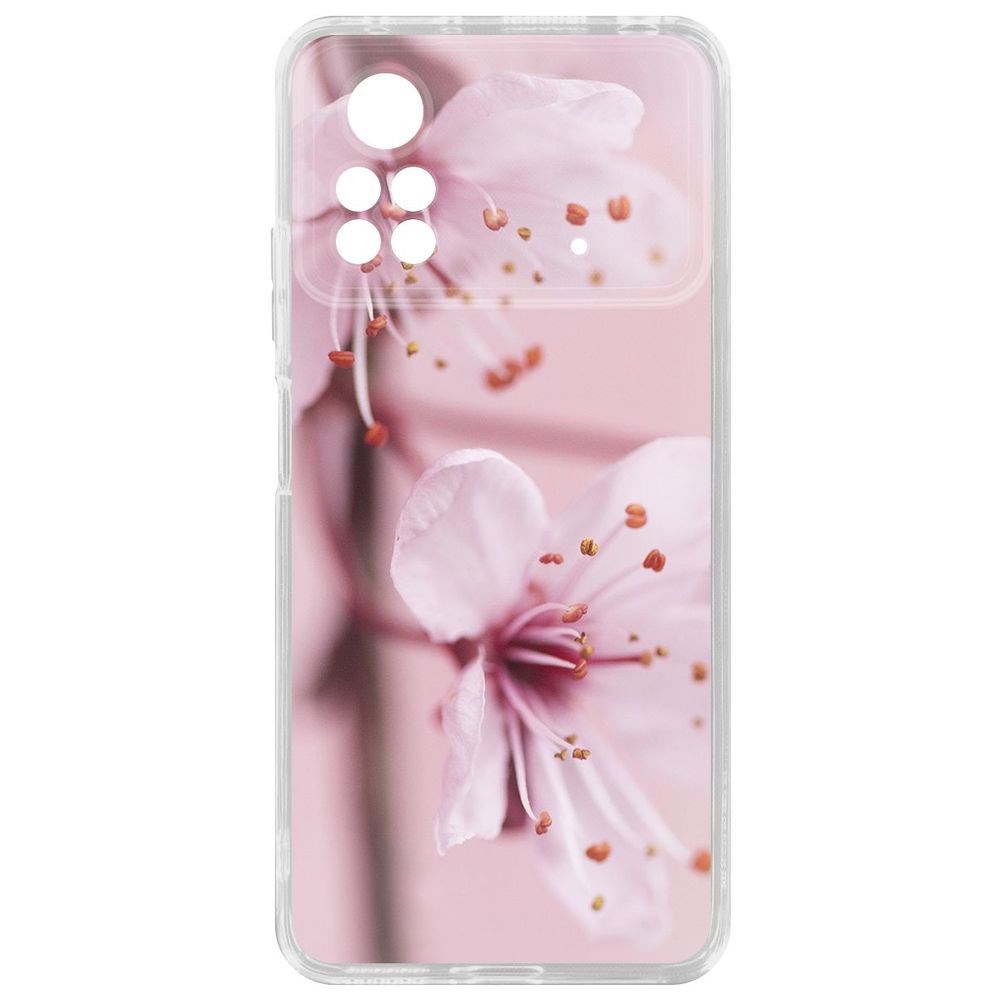 

Чехол-накладка Кейс Весна для Poco X4 Pro 5G, Прозрачный