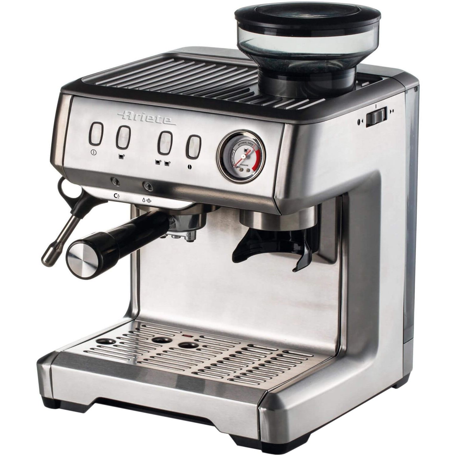 фото Кофеварка рожкового типа ariete 1313 metal espresso professional