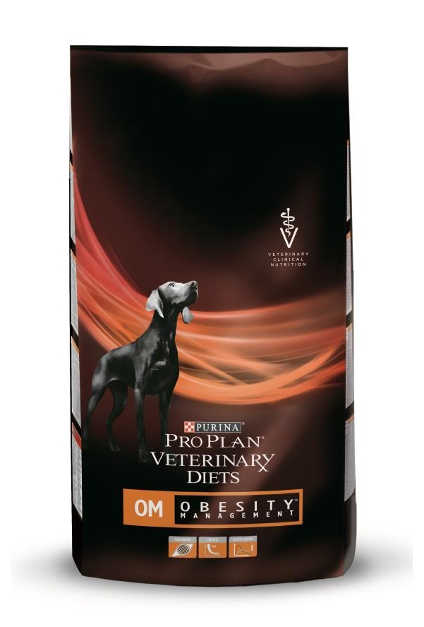 

Сухой корм для собак при ожирении Pro Plan Veterinary diets OM 2шт по 3кг