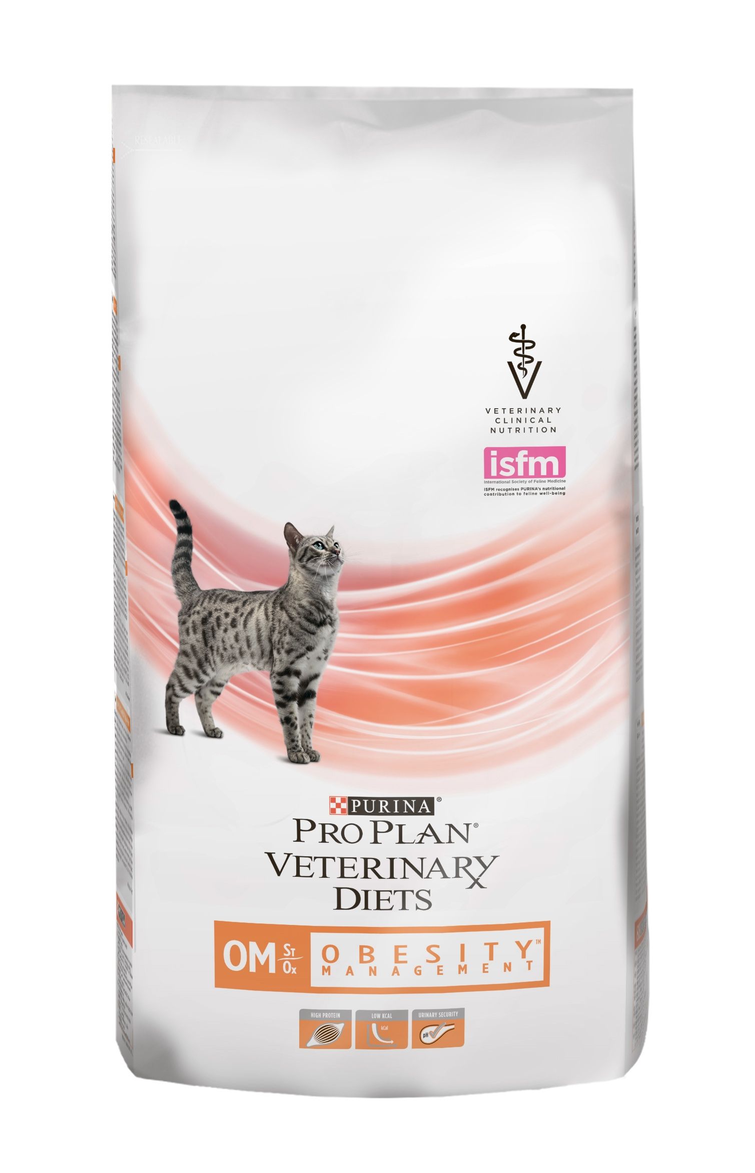 

Сухой корм для кошек Pro Plan Veterinary Diets OM при ожирении, 4шт по 1,5кг