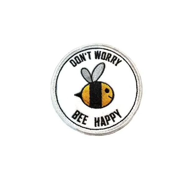 Патч на липучке Dont worry, 8 см
