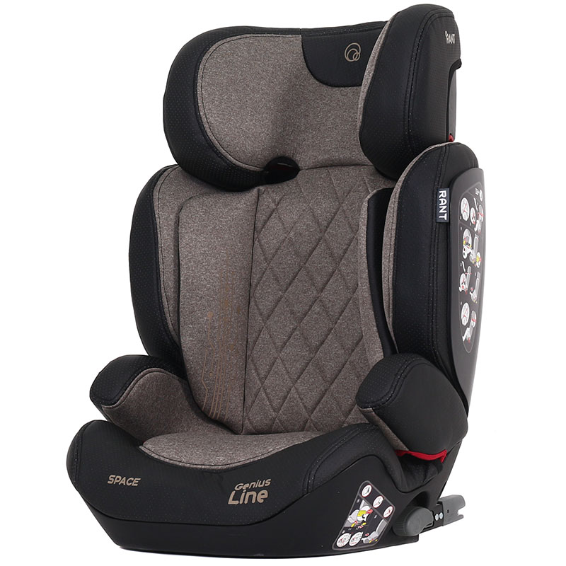 фото Автокресло rant space isofix genius цв.коричневый гр.2/3