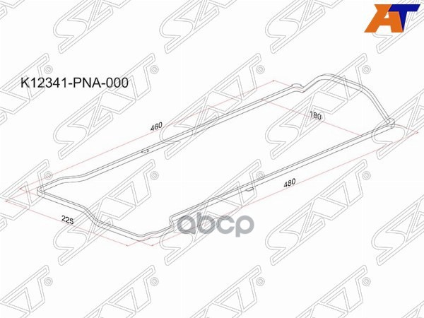 

Прокладка Клапанной Крышки Ho K20a/K24a, Cr-V Rd4/5, Stream Rn1, Accord Cl9 Sat арт. K1234