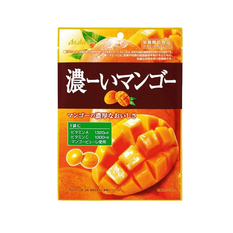 Японские леденцы Asahi со вкусом манго, 88 г