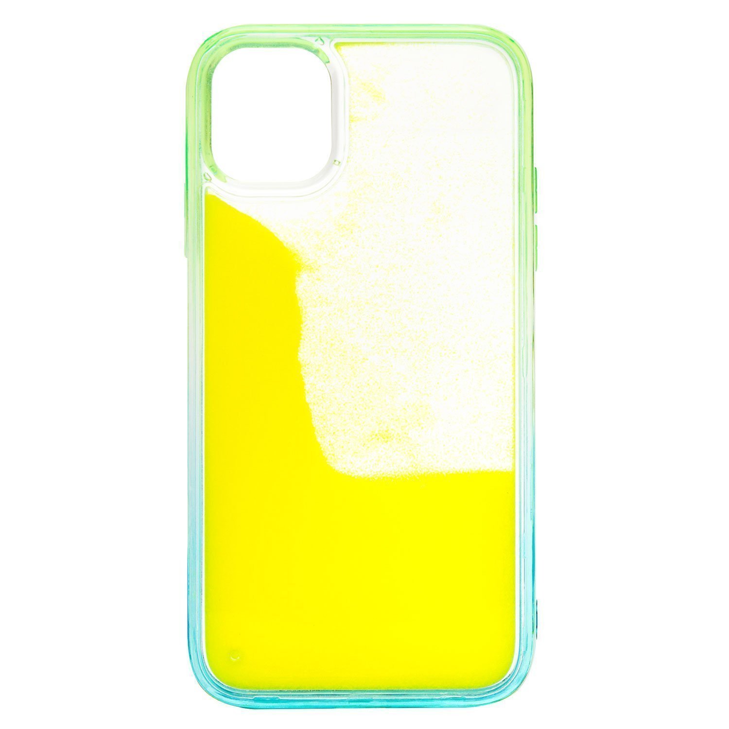 

Чехол iPhone 11 пластиковый с песком <светло-зеленый>, iPhone 11