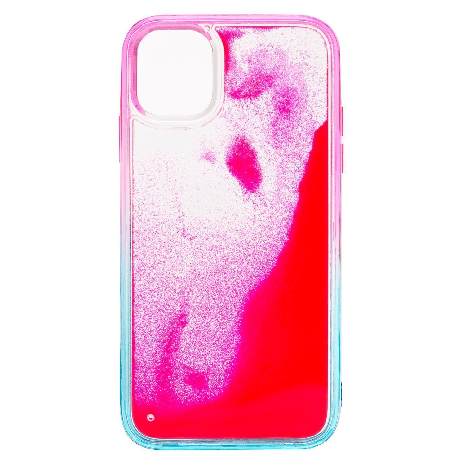 

Чехол iPhone 11 пластиковый с песком <розовый>, iPhone 11