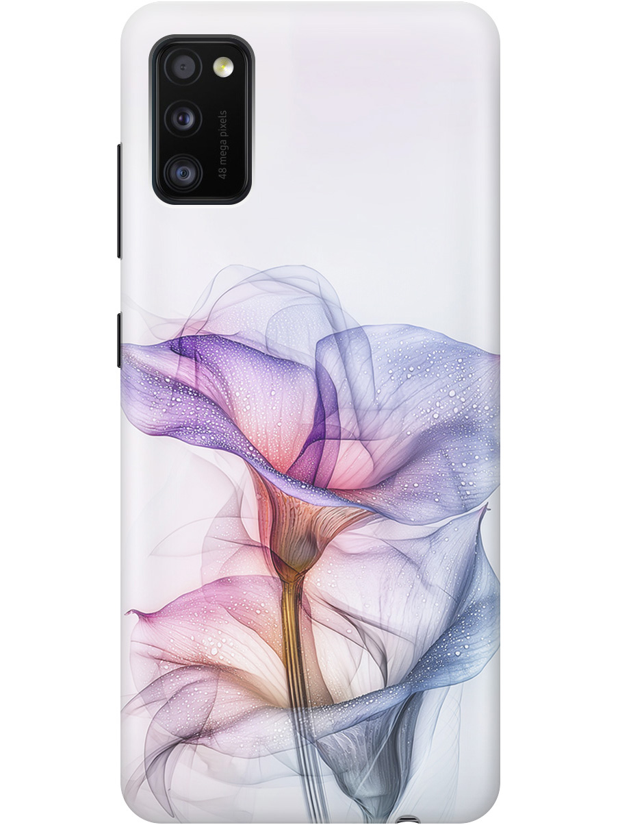 

Силиконовый чехол на Samsung Galaxy A41 с принтом "Прозрачные калы", Прозрачный;белый;серый;фиолетовый, 722821021