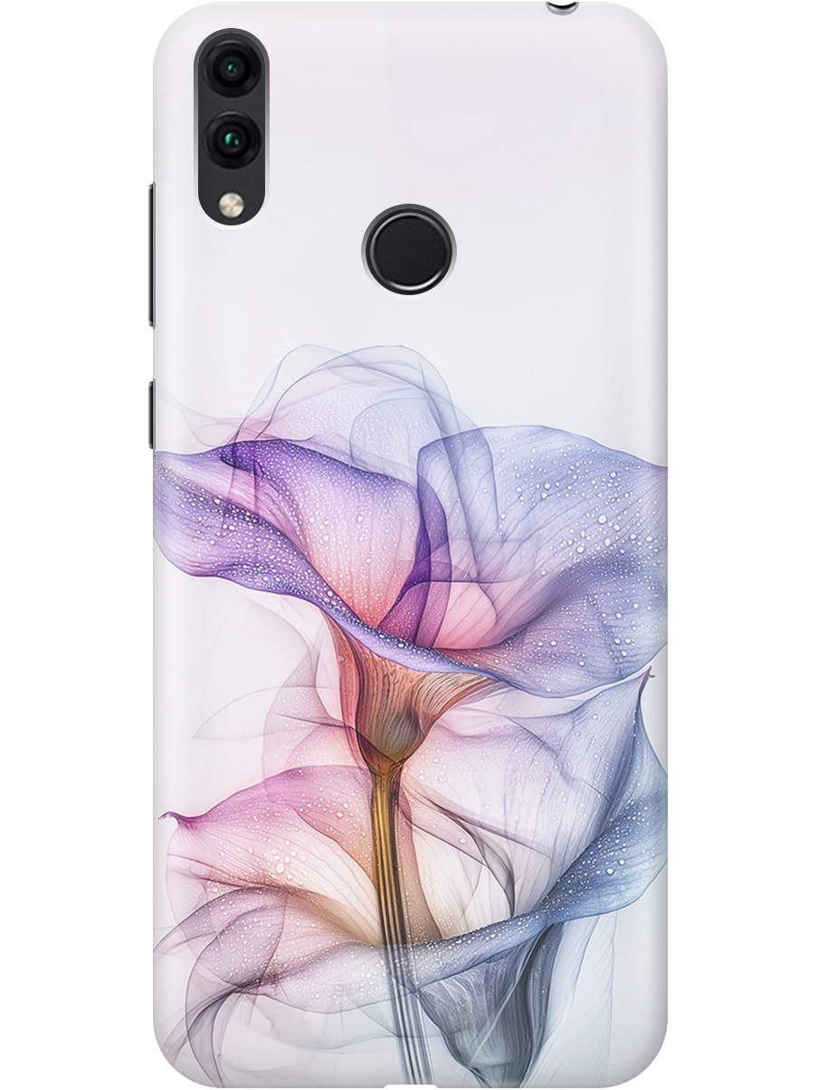 

Силиконовый чехол на Honor 8C с принтом "Прозрачные калы", Прозрачный;белый;серый;фиолетовый, 719708821