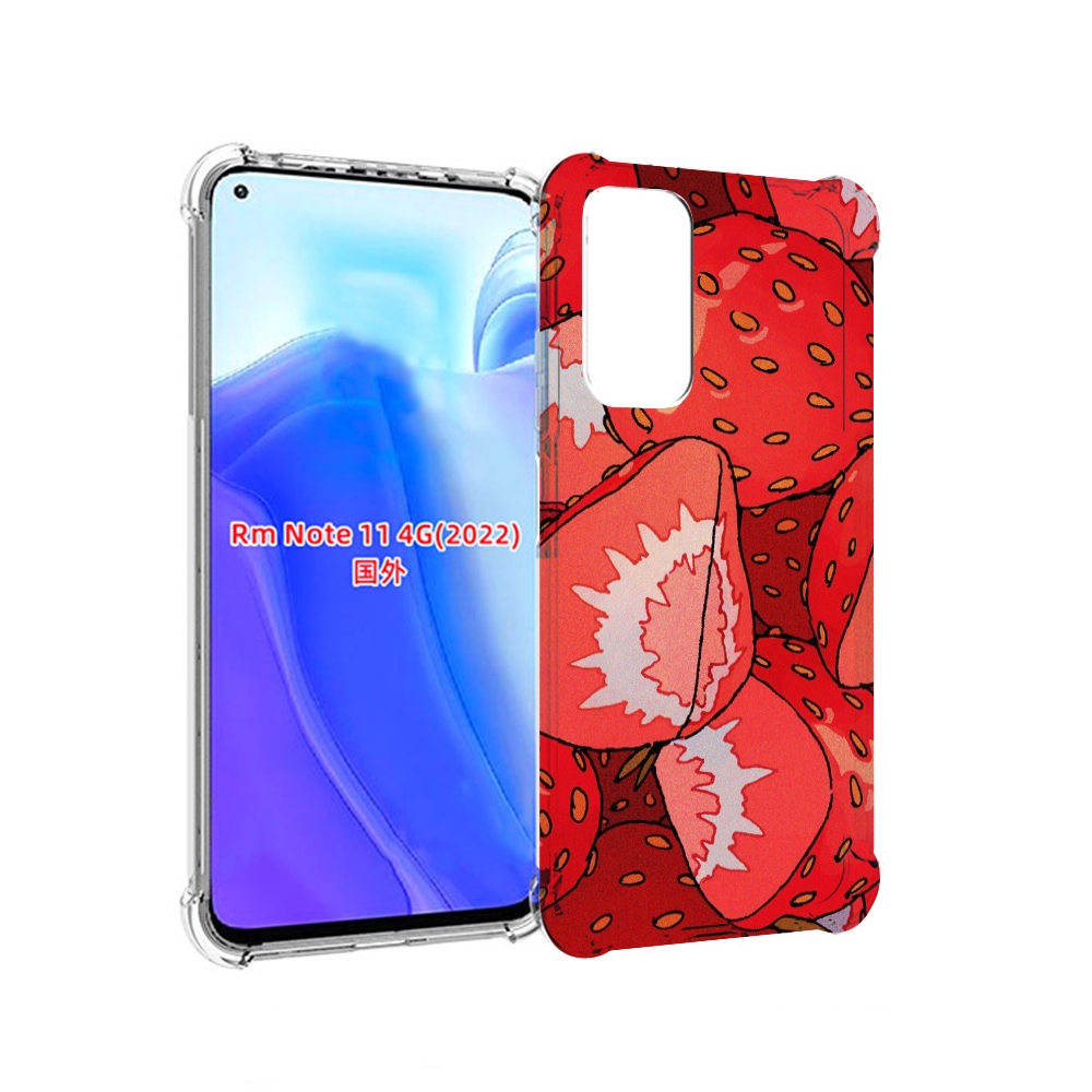 

Чехол MyPads рисованная-клубника для Xiaomi Redmi Note 11 4G ( Глобальная версия ), Tocco