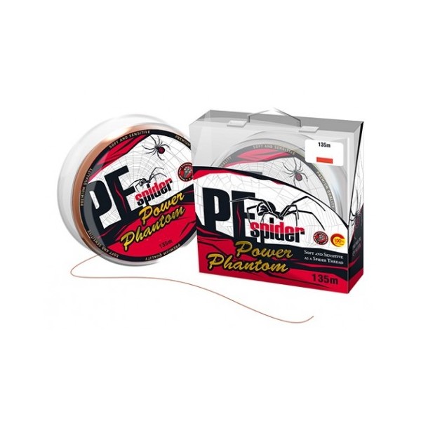 

Шнур Power Phantom 8x PE Spider 135 m / темно-серый (0.20 mm / 15.8 kg)