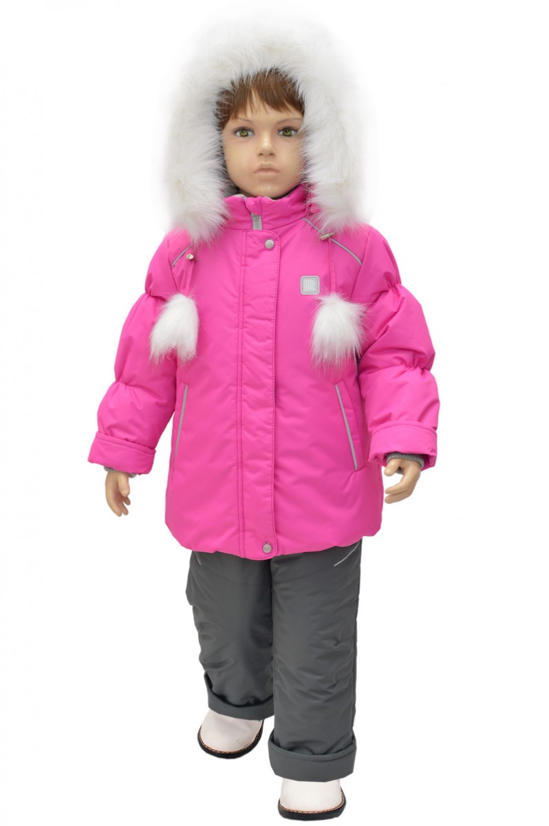 Комплект верхней одежды детский Rusland 180-21, фуксия, 104