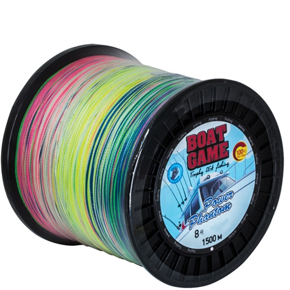 

Шнур Power Phantom Boat 1500 m / multicolor (0.41 mm /40.3 kg), Разноцветный