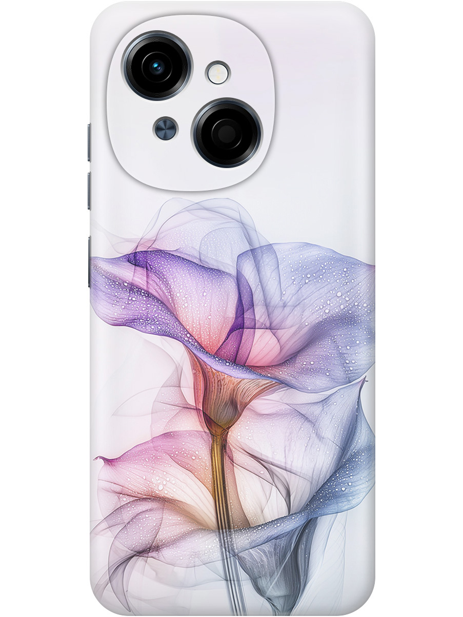 

Силиконовый чехол на Tecno Spark Go 1/Pop 9 с принтом "Прозрачные калы", Прозрачный;белый;серый;фиолетовый, 786716921