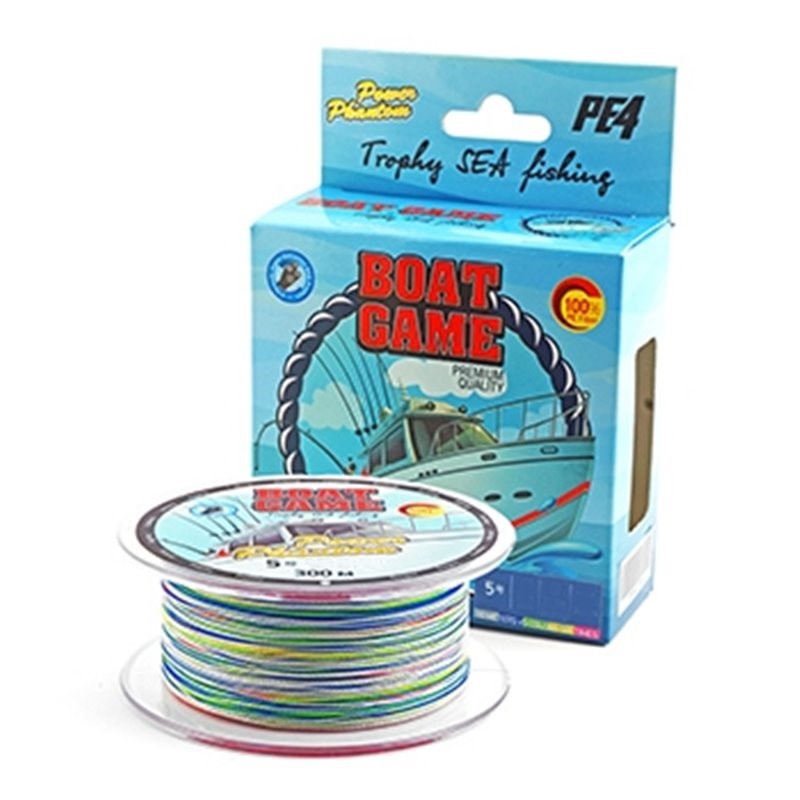 

Шнур Power Phantom Boat 300 m multicolor (0.36 mm /33.1 kg), Разноцветный