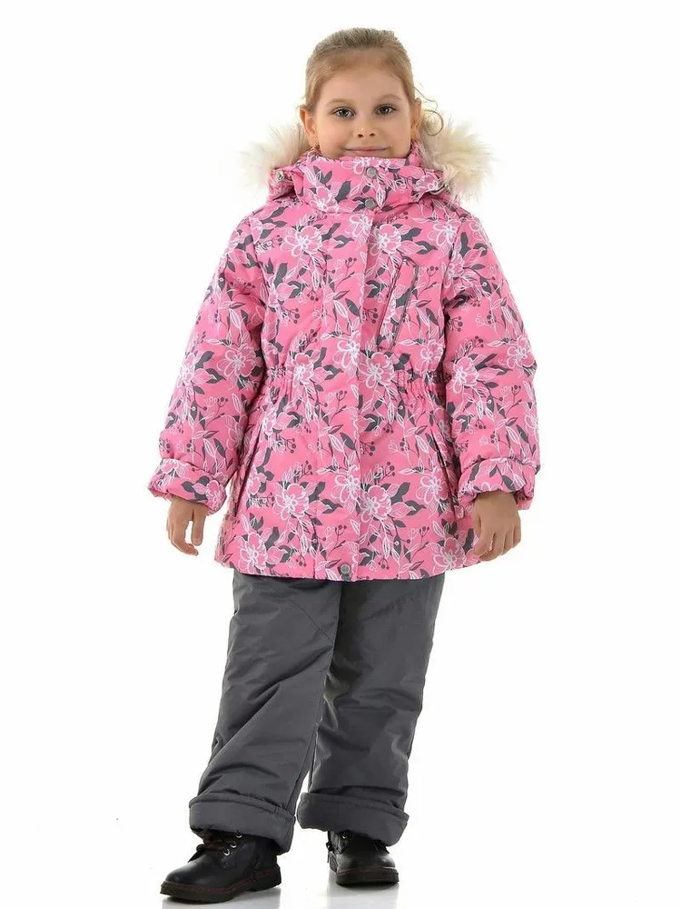 Комплект верхней одежды детский Rusland 257-21, розовый, 122