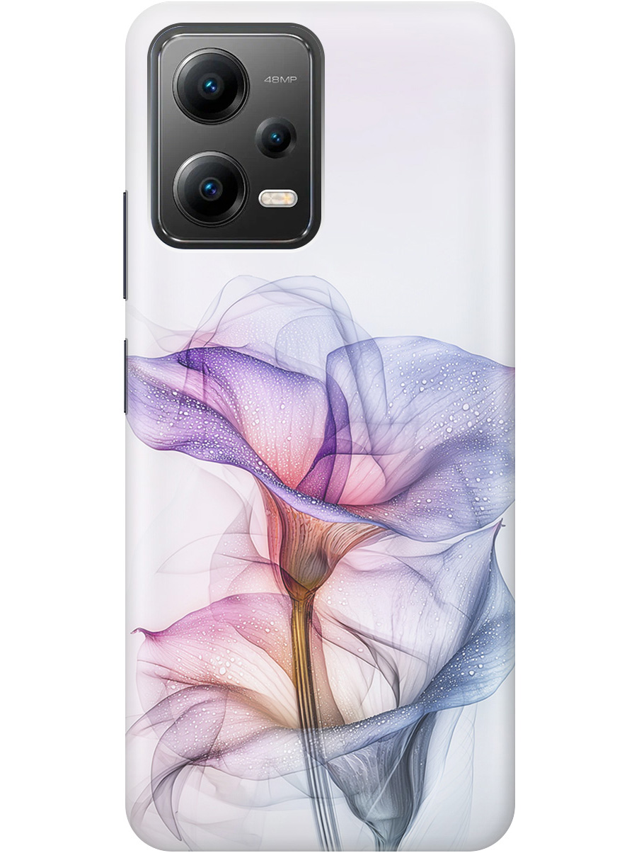 

Силиконовый чехол на Xiaomi Poco X5 5G с принтом "Прозрачные калы", Прозрачный;белый;серый;фиолетовый, 767959621