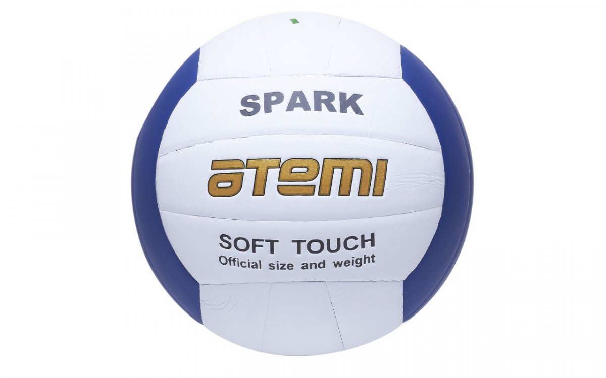 Волейбольный мяч Atemi SPARK №5, белый/синий