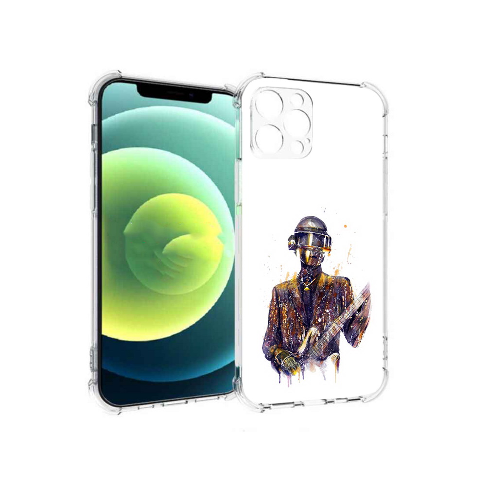 

Чехол MyPads Tocco для Apple iPhone 12 Pro космо-гитарист (PT157529.613.392), Прозрачный, Tocco