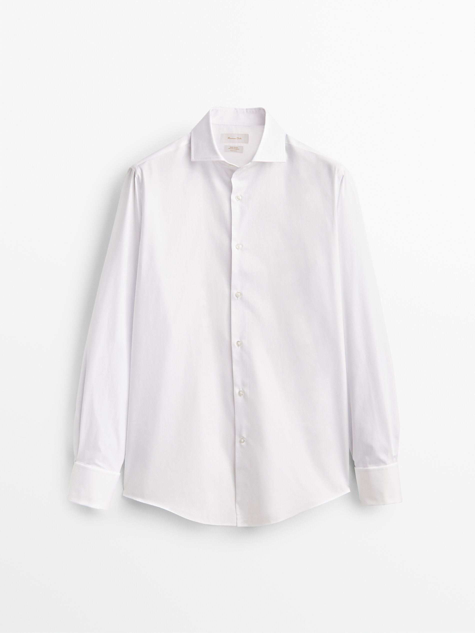

Рубашка мужская Massimo Dutti 00146651250 белая 38, 00146651250